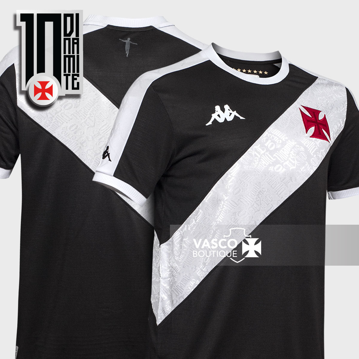 Blusa Vasco Oficial I 2024 Kappa Feminina