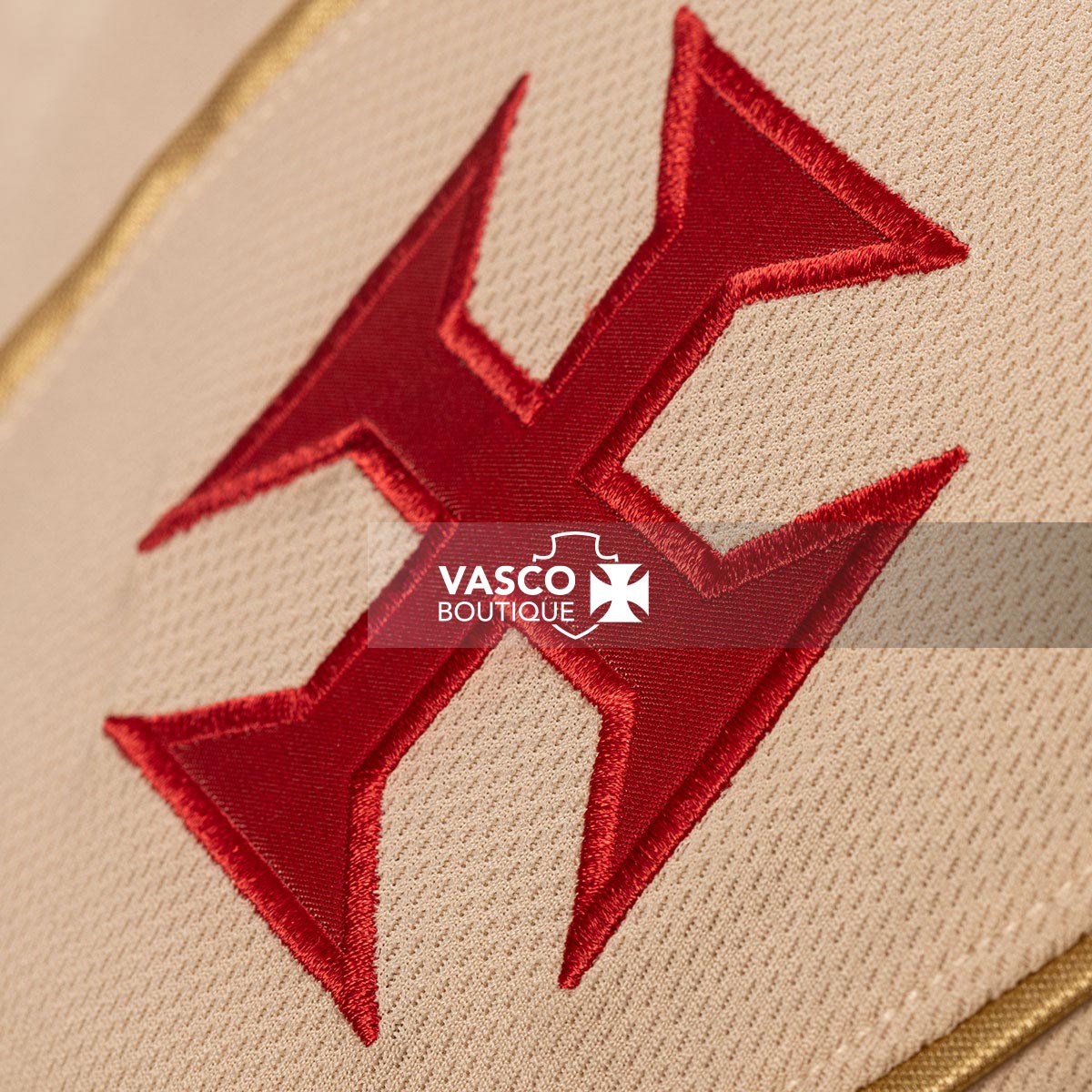 Camisa Vasco 3 2024 - 100 anos Resposta Histórica Kappa Masculina Bege