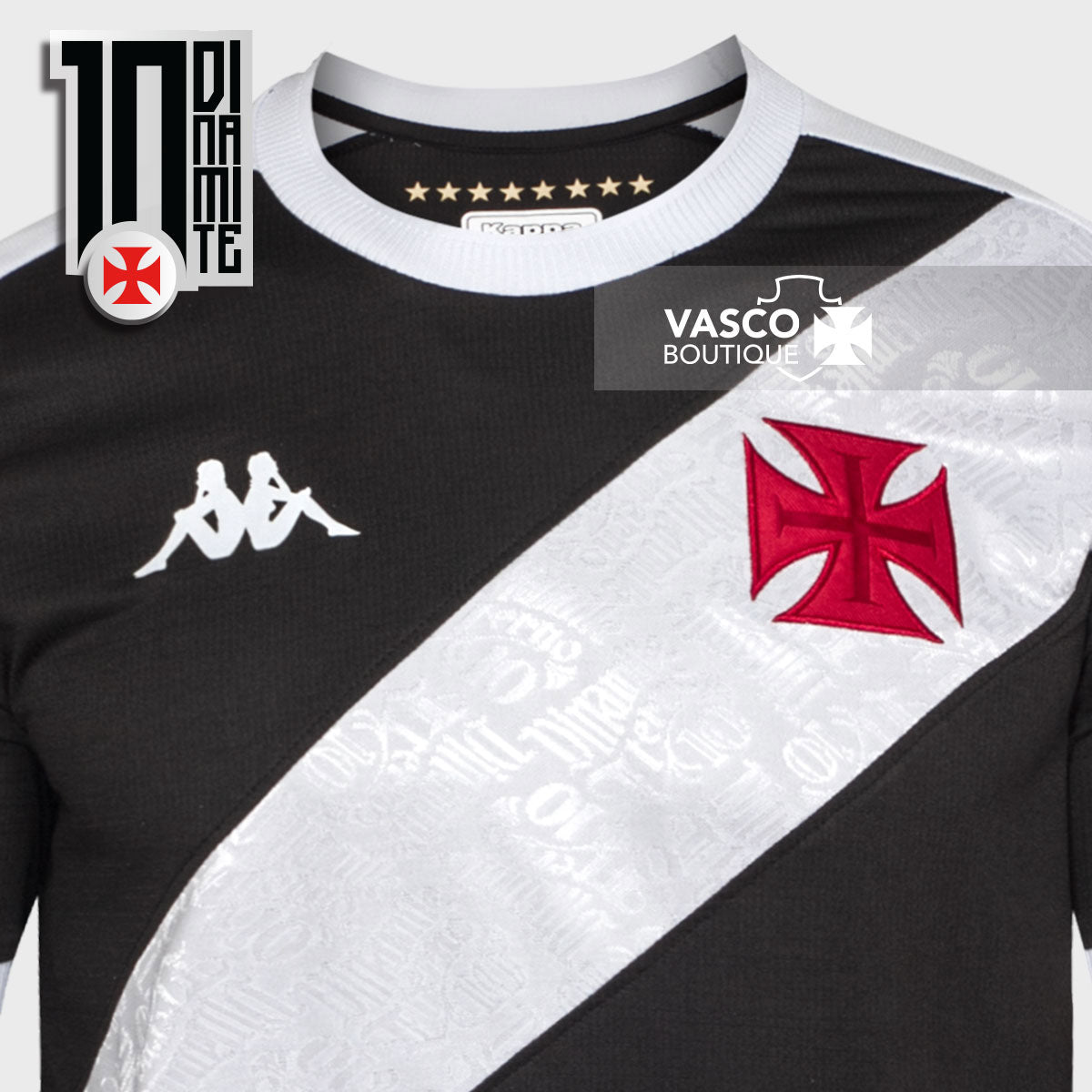 Camisa Vasco Oficial I 2024 Kappa Masculina