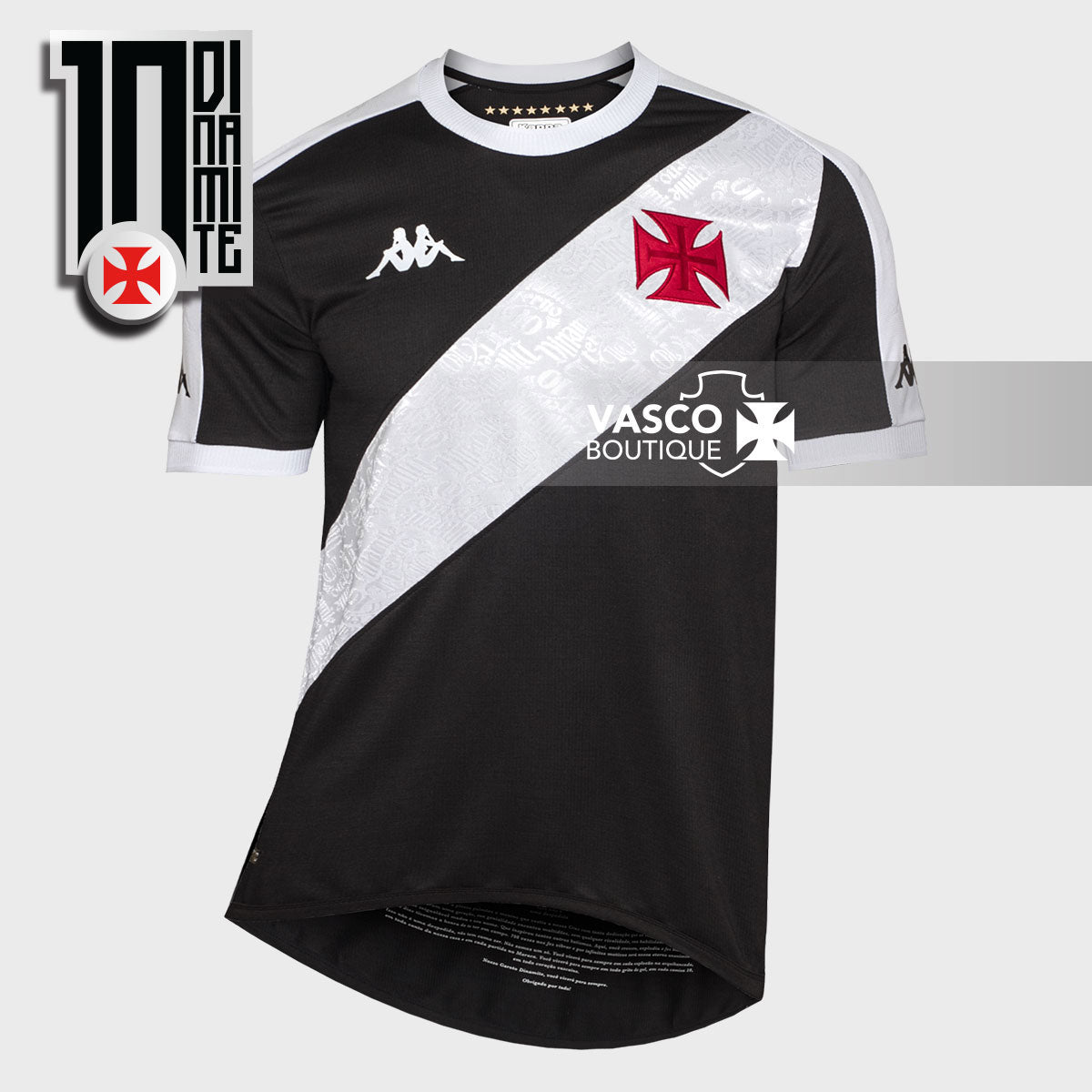 Camisa Vasco Oficial I 2024 Kappa Masculina