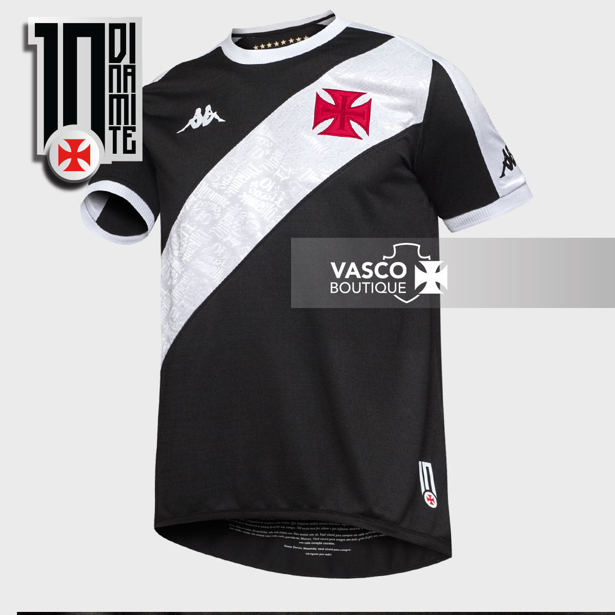 Camisa Vasco Oficial I 2024 Kappa Masculina