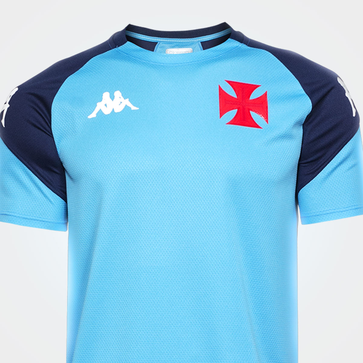 Camisa Vasco Treino Goleiro 2024 Kappa Masculina Azul