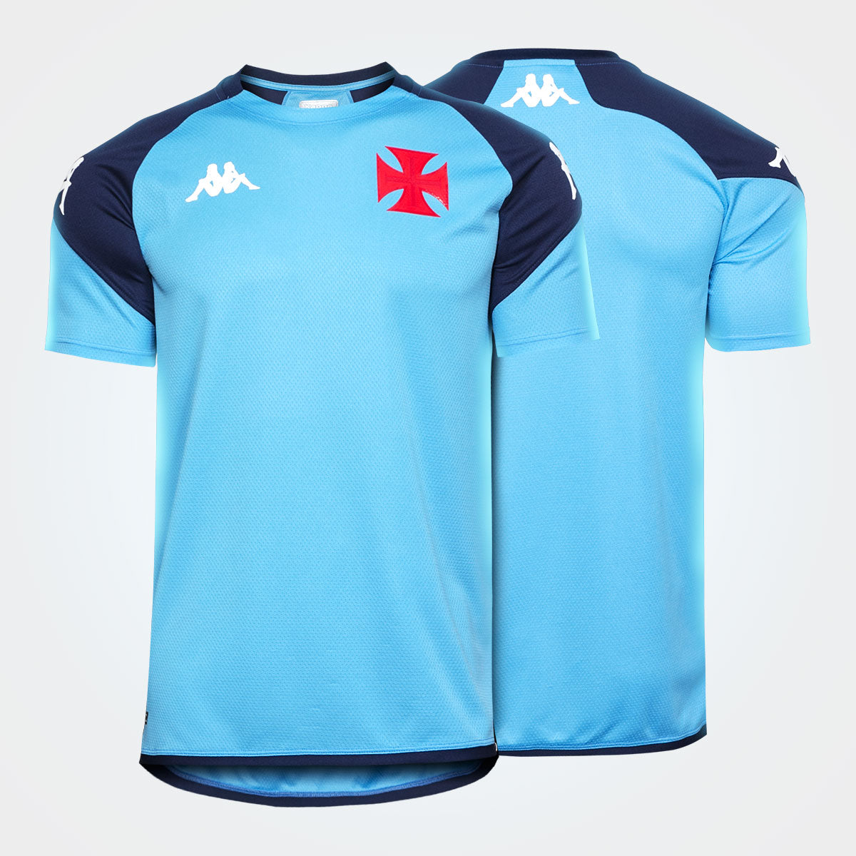 Camisa Vasco Treino Goleiro 2024 Kappa Masculina Azul