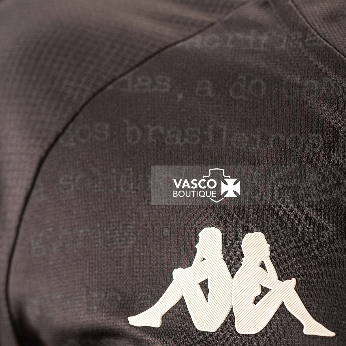 Camisa Vasco 3 2024 - 100 anos Resposta Histórica Kappa Infantil Preta