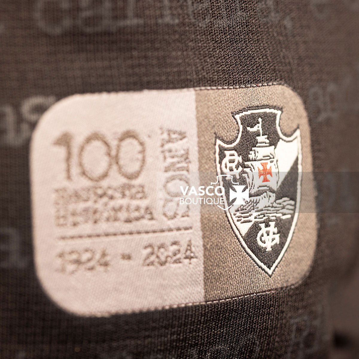 Camisa Vasco 3 2024 - 100 anos Resposta Histórica Kappa Masculina Preta