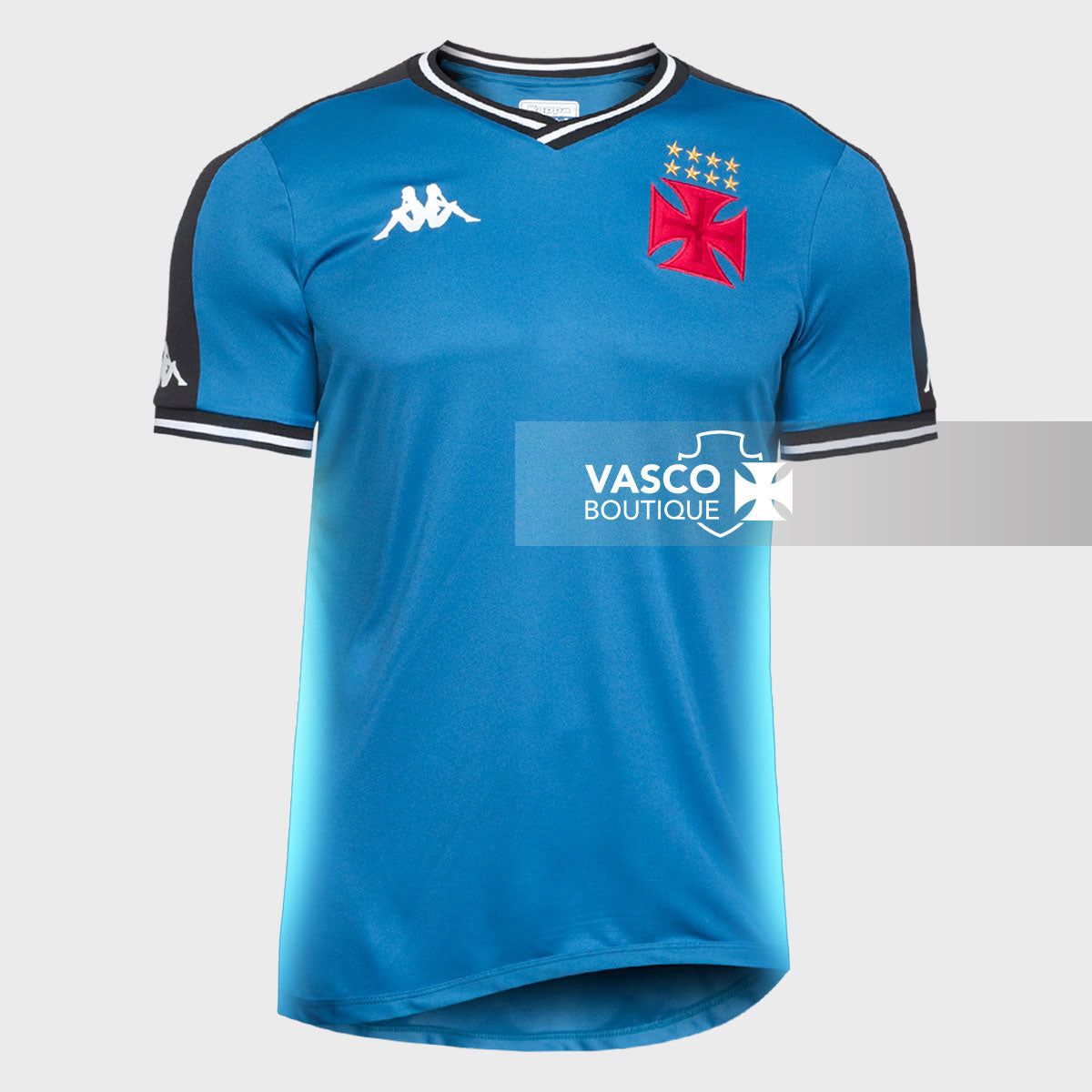 Camisa Vasco Goleiro 2024 Kappa Masculina Azul