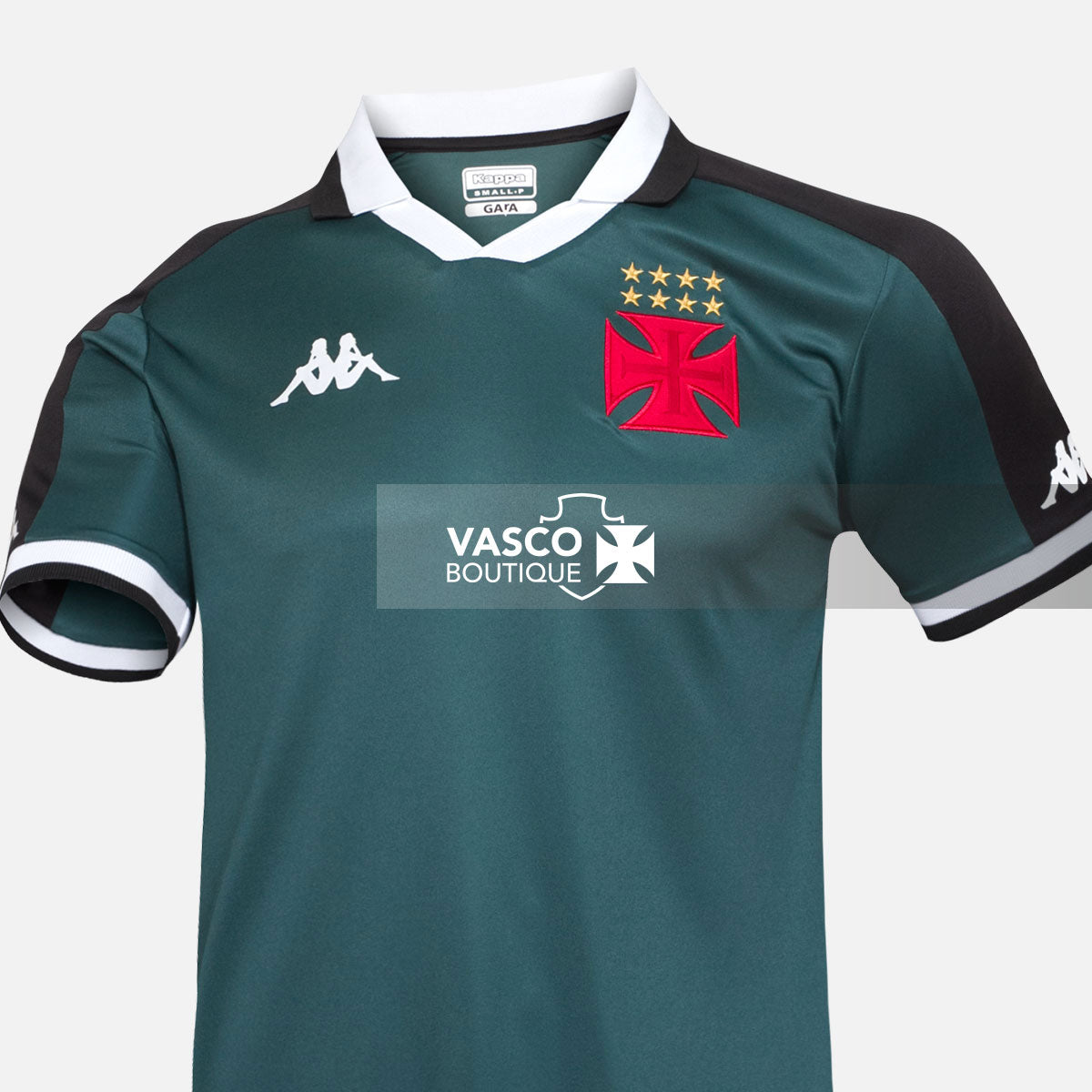 Camisa Vasco Goleiro 2024 Kappa Masculina Petróleo