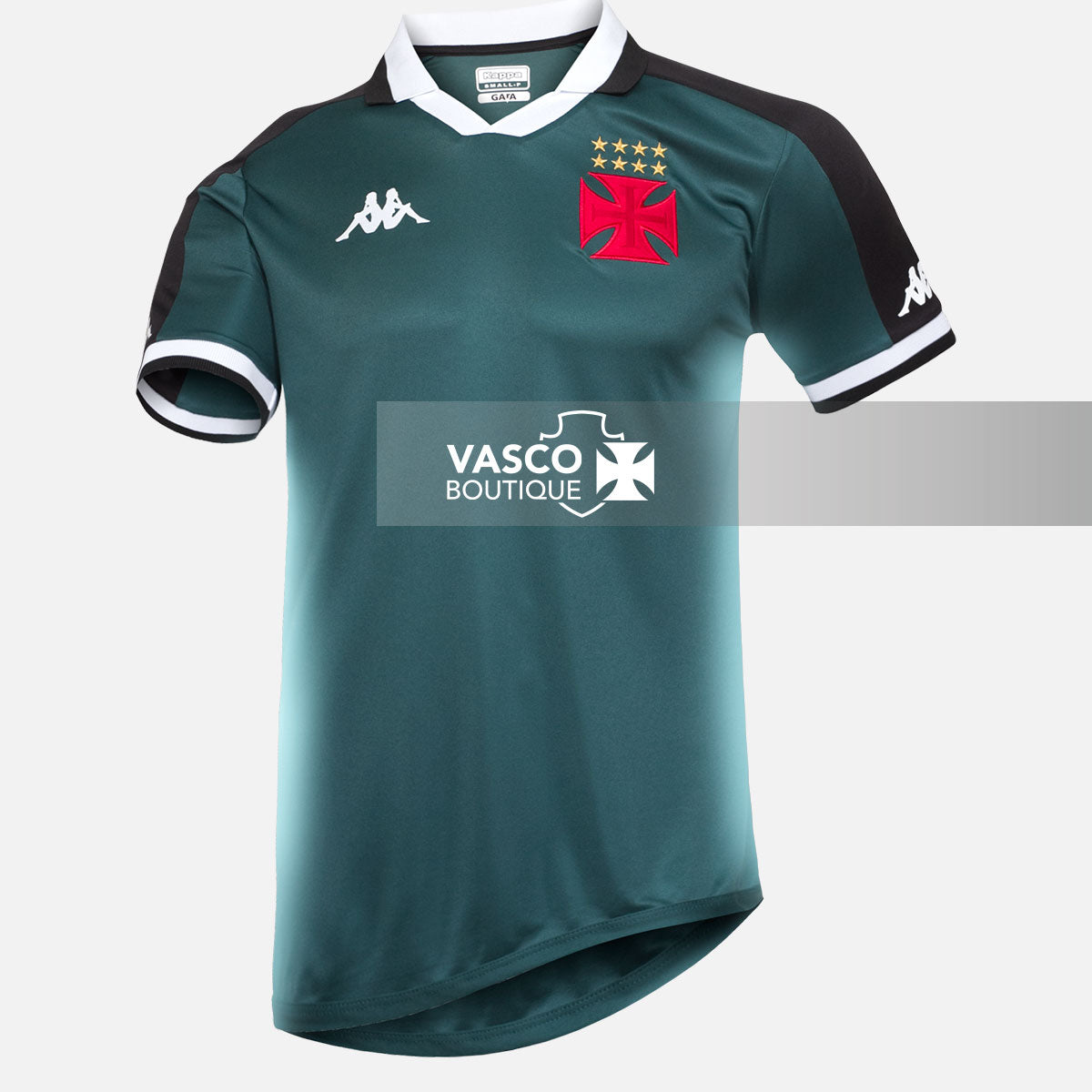 Camisa Vasco Goleiro 2024 Kappa Masculina Petróleo