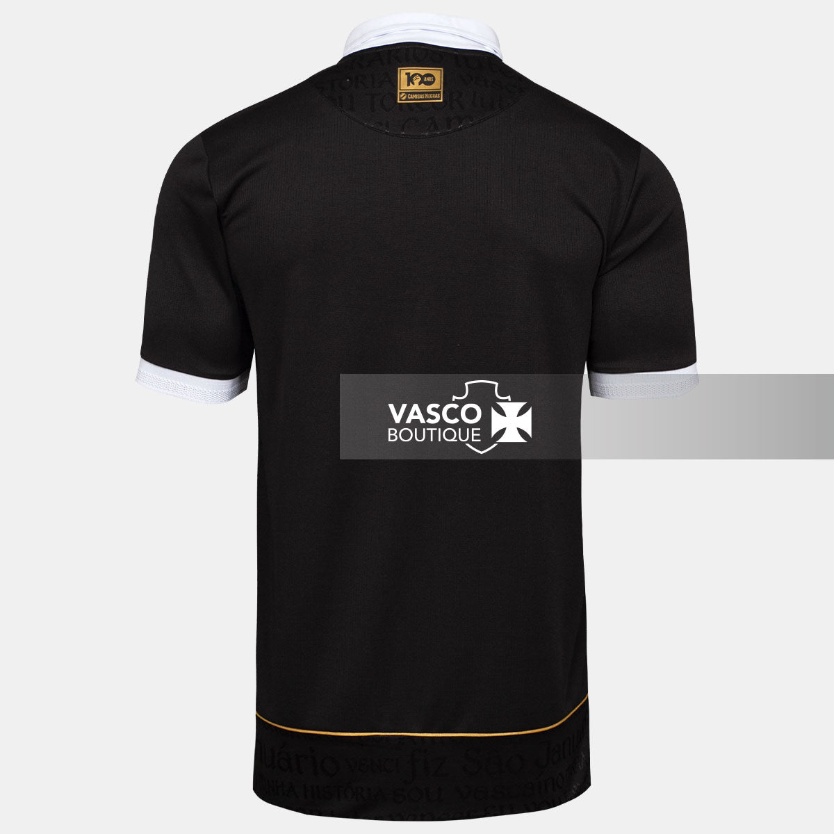 Camisa Vasco Oficial III 2023 Kappa Masculina - Camisas Negras