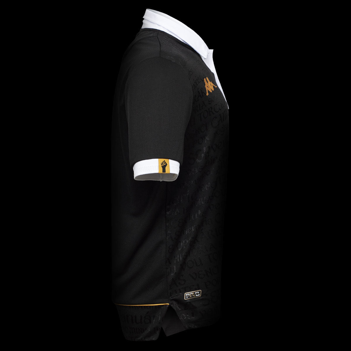 Camisa Vasco Oficial III 2023 Kappa Masculina - Camisas Negras