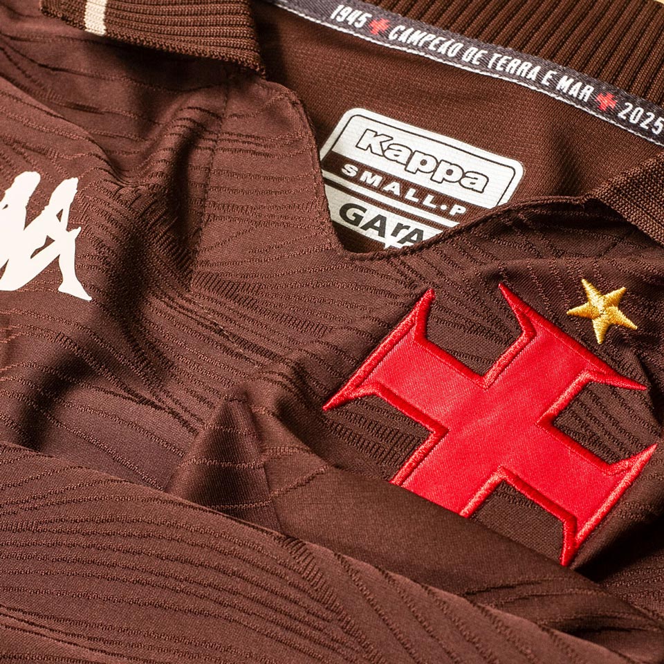Blusa Vasco 3 2025 - Campeão de Terra e Mar Kappa Feminina