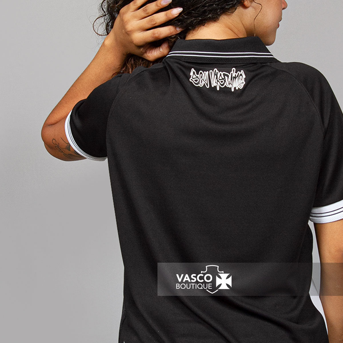 Blusa Vasco Oficial I 2025 Kappa Feminina