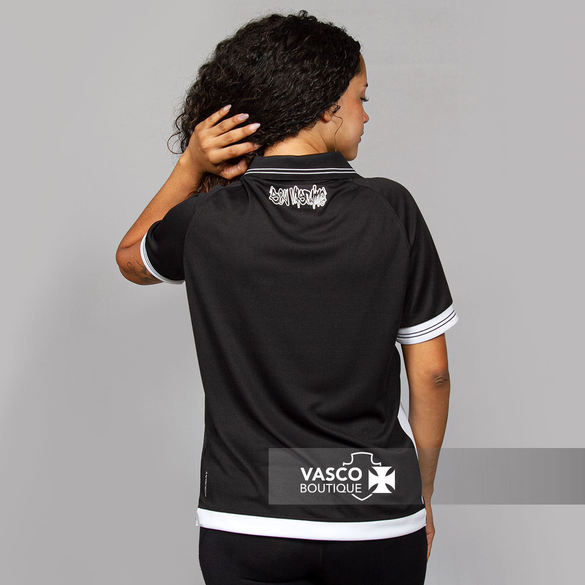 Blusa Vasco Oficial I 2025 Kappa Feminina