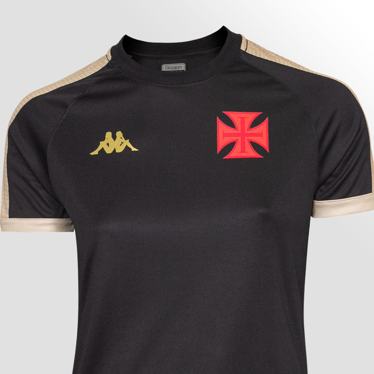 Blusa Vasco Supporter Gold Feminina Preta