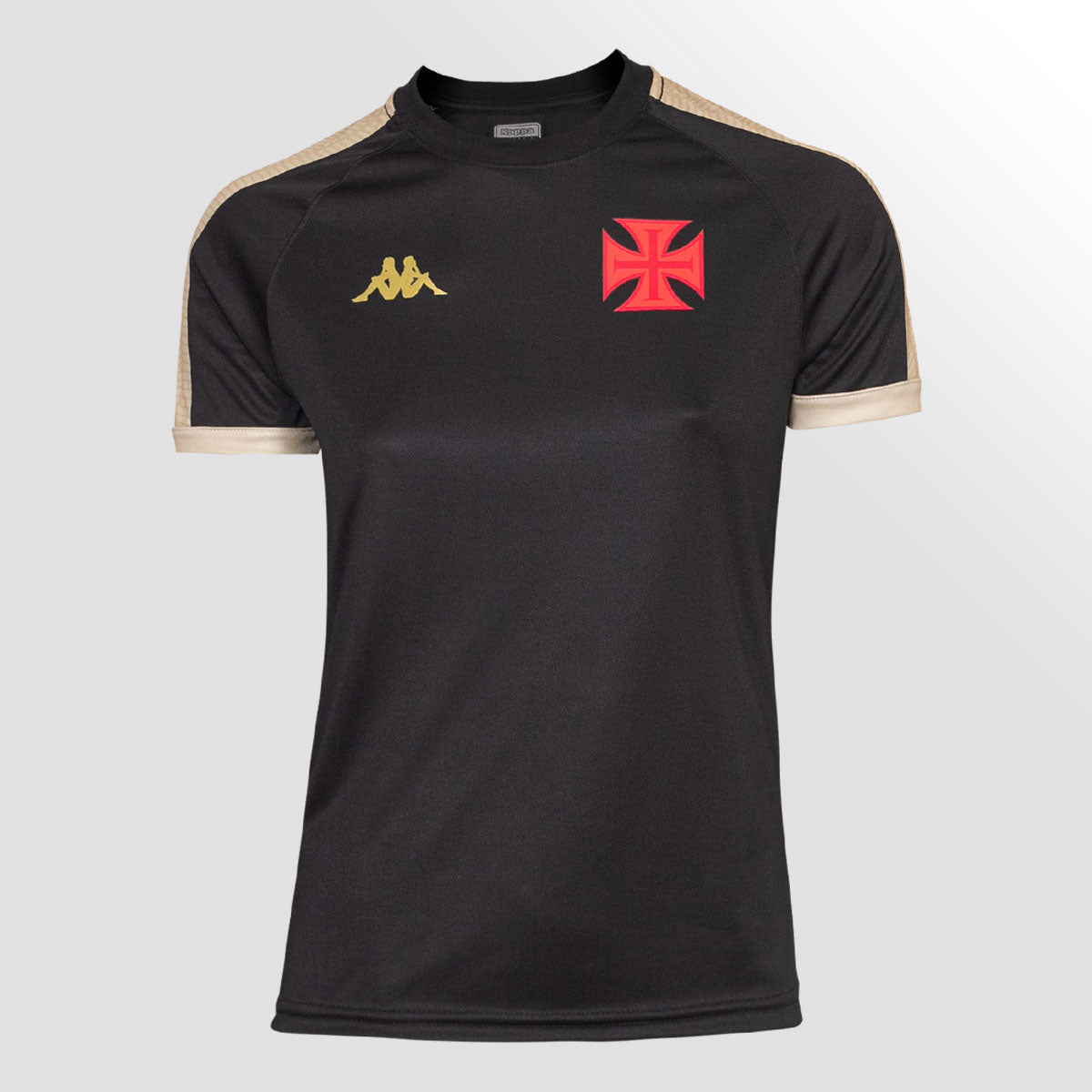 Blusa Vasco Supporter Gold Feminina Preta