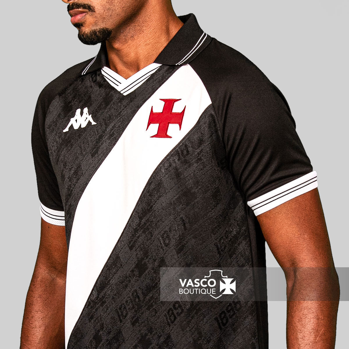 Camisa Vasco Oficial I 2025 Kappa Masculina