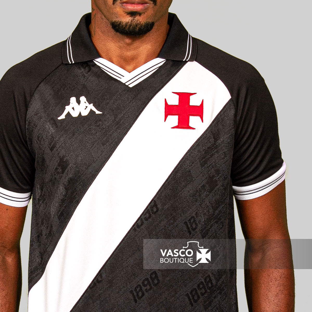 Camisa Vasco Oficial I 2025 Kappa Masculina