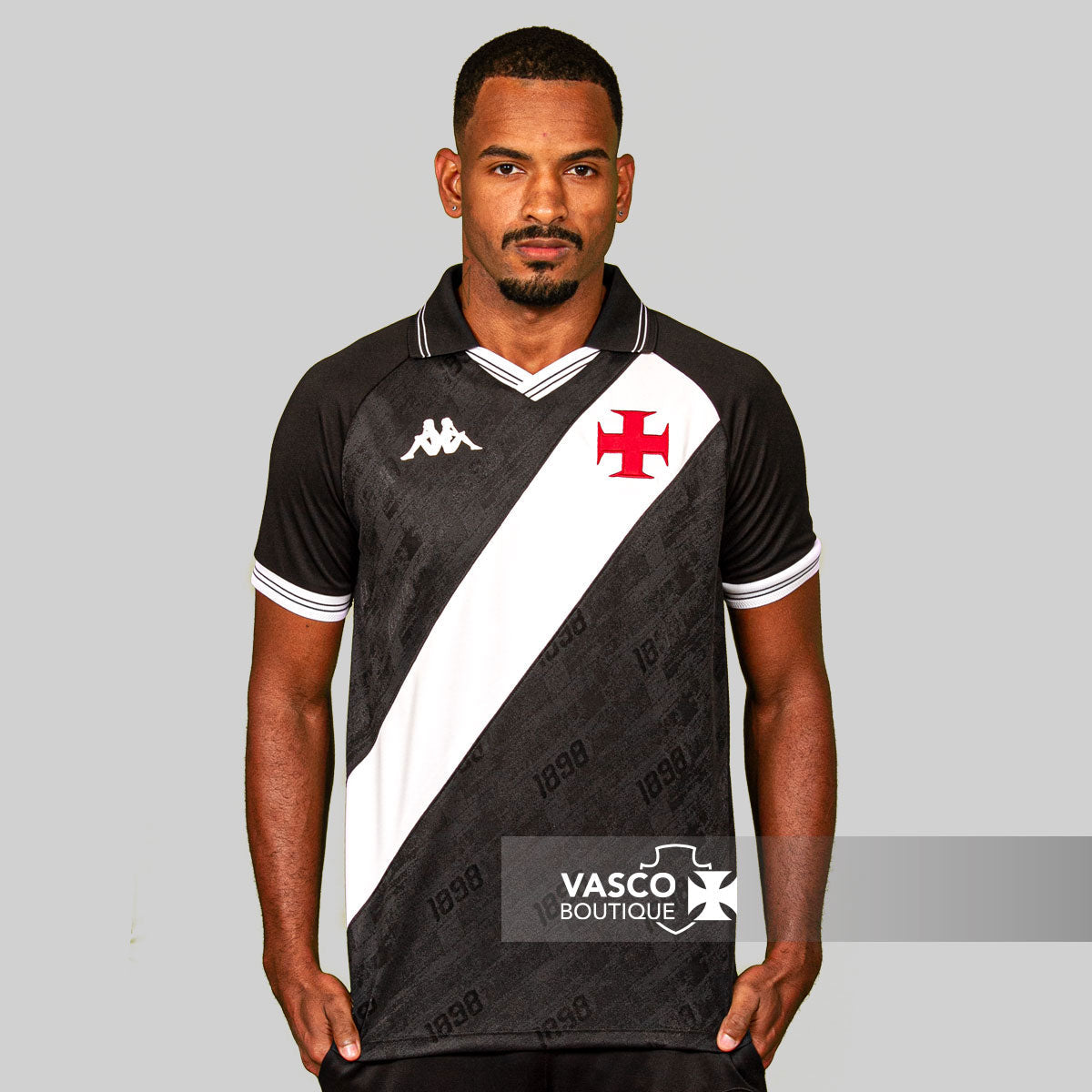 Camisa Vasco Oficial I 2025 Kappa Masculina