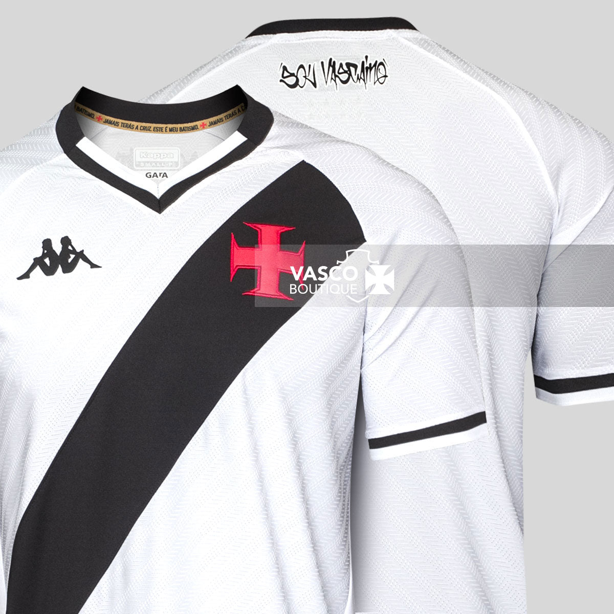 Camisa Vasco Oficial II 2025 Kappa Juvenil