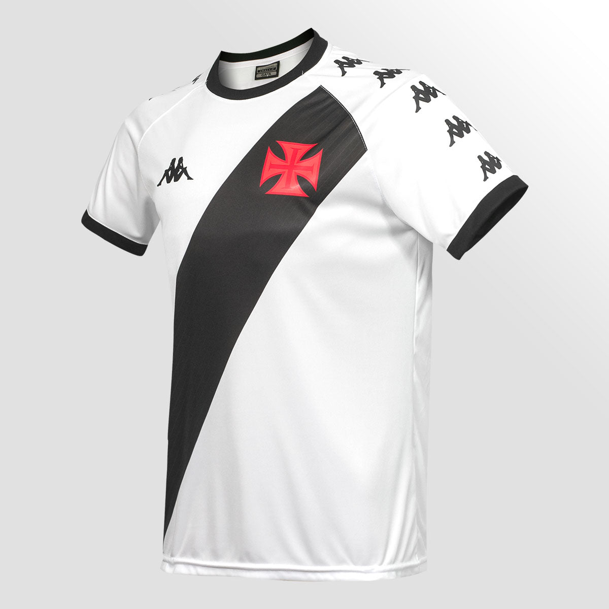 Camisa Vasco Supporter Class Kappa Masculina Branca