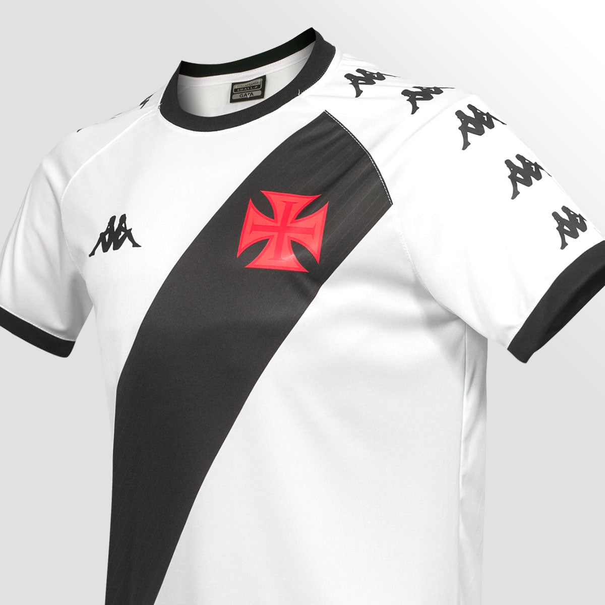 Camisa Vasco Supporter Class Kappa Masculina Branca