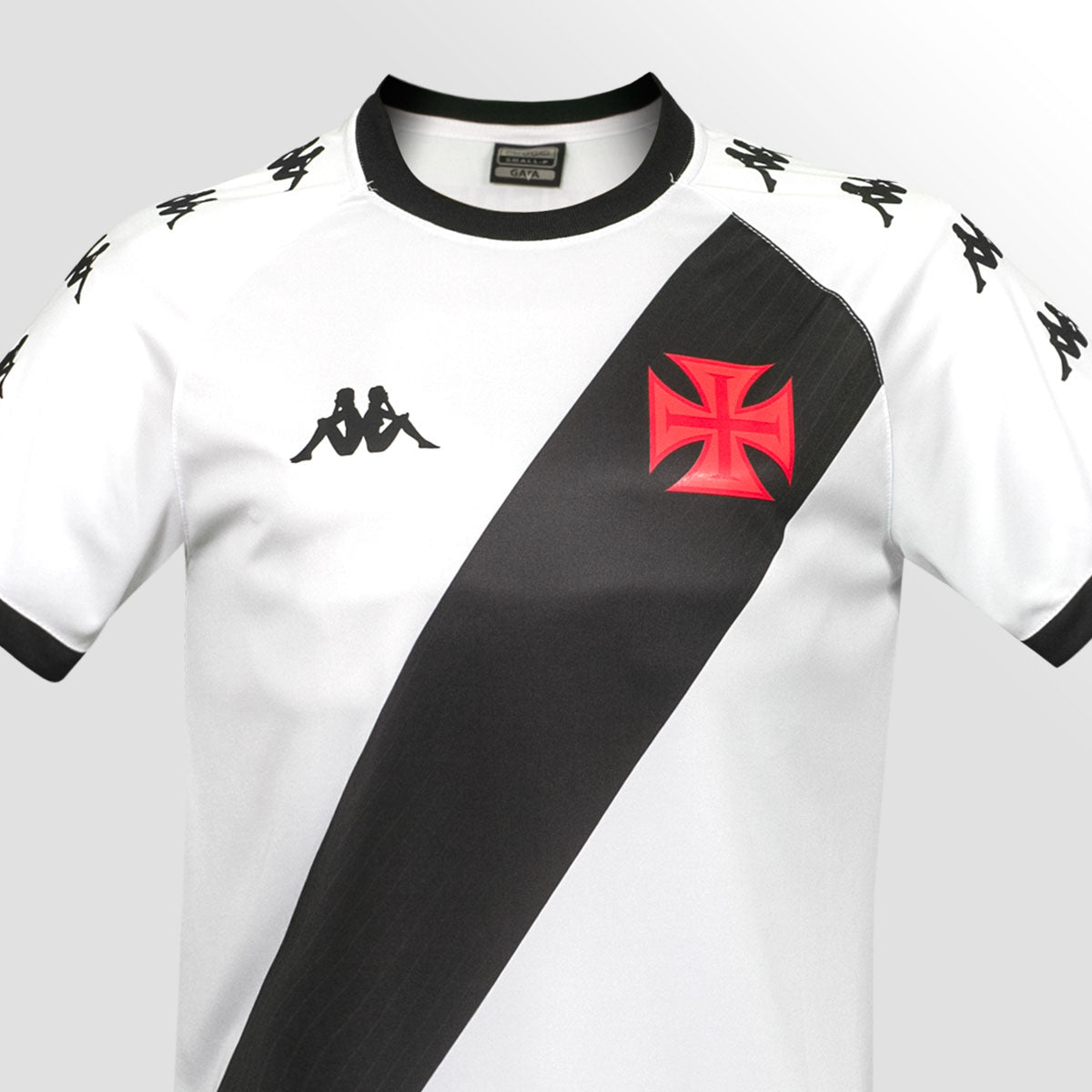 Camisa Vasco Supporter Class Kappa Masculina Branca