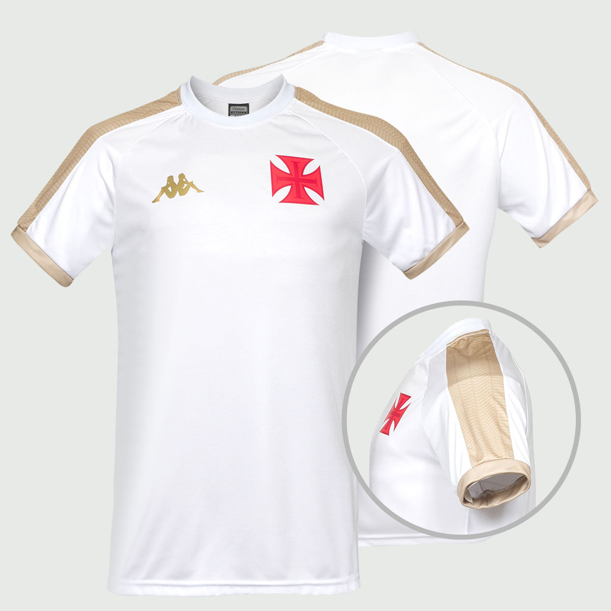 Camisa Vasco Supporter Gold Kappa Masculina