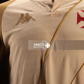 Camisa Vasco 3 2024 - 100 anos Resposta Histórica Kappa Infantil Bege