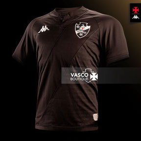 Camisa Vasco 3 2024 - 100 anos Resposta Histórica Kappa Masculina Preta