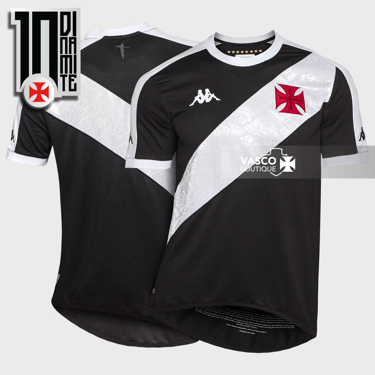 Camisa Vasco Oficial I 2024 Kappa Masculina