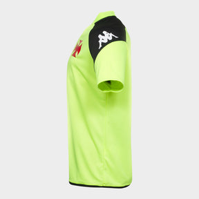 Camisa Vasco Treino Atletas 2024 Kappa Masculina Amarelo Fluor