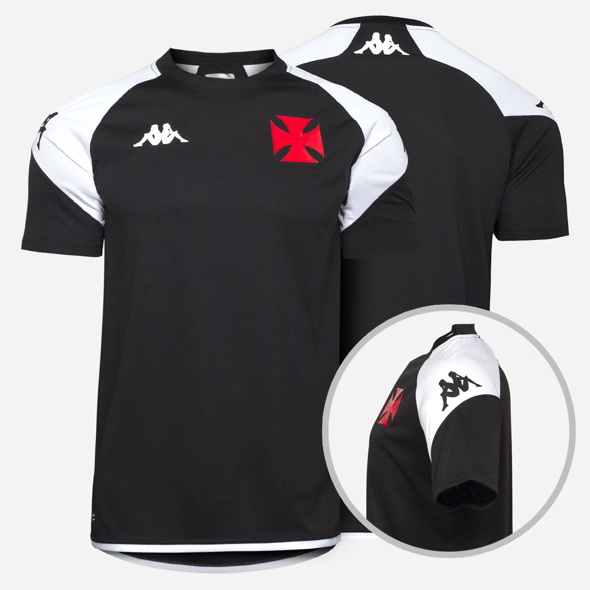 Camisa Vasco Treino Comissão 2024 Kappa Infanil