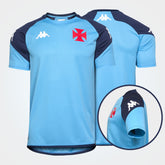 Camisa Vasco Treino Goleiro 2024 Kappa Masculina Azul