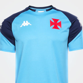 Camisa Vasco Treino Goleiro 2024 Kappa Masculina Azul