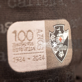 Camisa Vasco 3 2024 - 100 anos Resposta Histórica Kappa Masculina Preta
