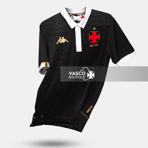 Camisa Vasco Oficial III 2023 Kappa Masculina - Camisas Negras