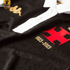 Camisa Vasco Oficial III 2023 Kappa Masculina - Camisas Negras