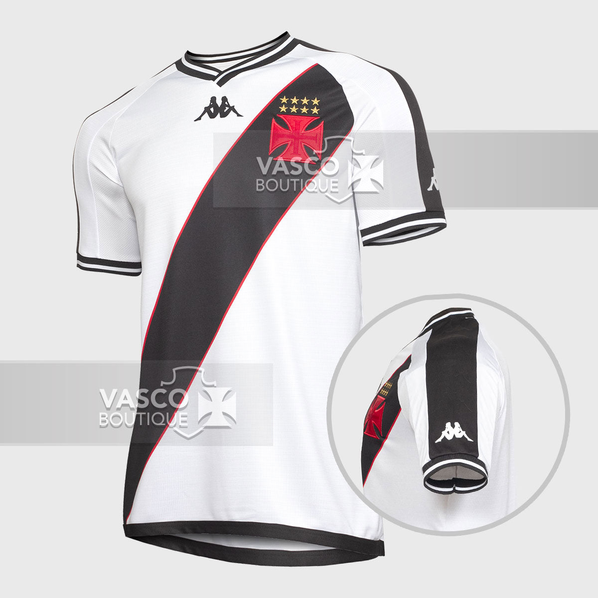 Camisa Vasco Oficial II 2024 Kappa Juvenil