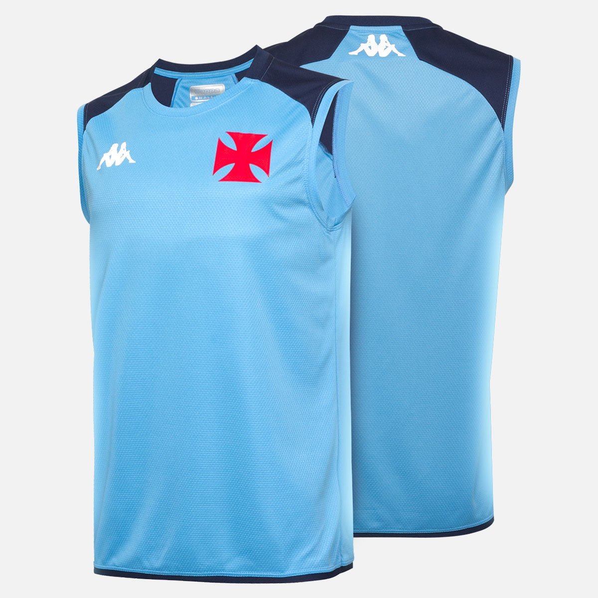 Regata Vasco Treino Goleiro 2024 Kappa Masculina Azul