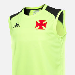 Regata Vasco Treino Atletas 2024 Kappa Masculina Amarelo Fluor