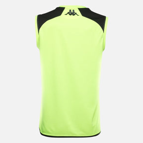 Regata Vasco Treino Atletas 2024 Kappa Masculina Amarelo Fluor