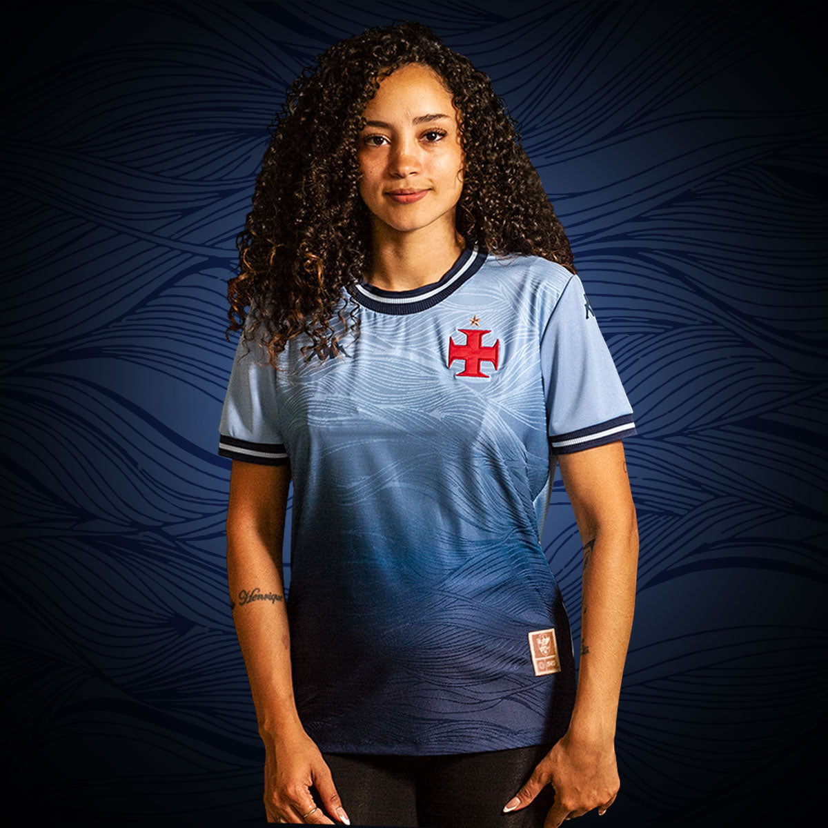 Blusa Vasco 3 Goleiro 2025 - Campeão de Terra e Mar Kappa Feminina
