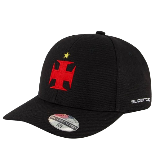 Boné Vasco Escudo Camisas Negras Preto