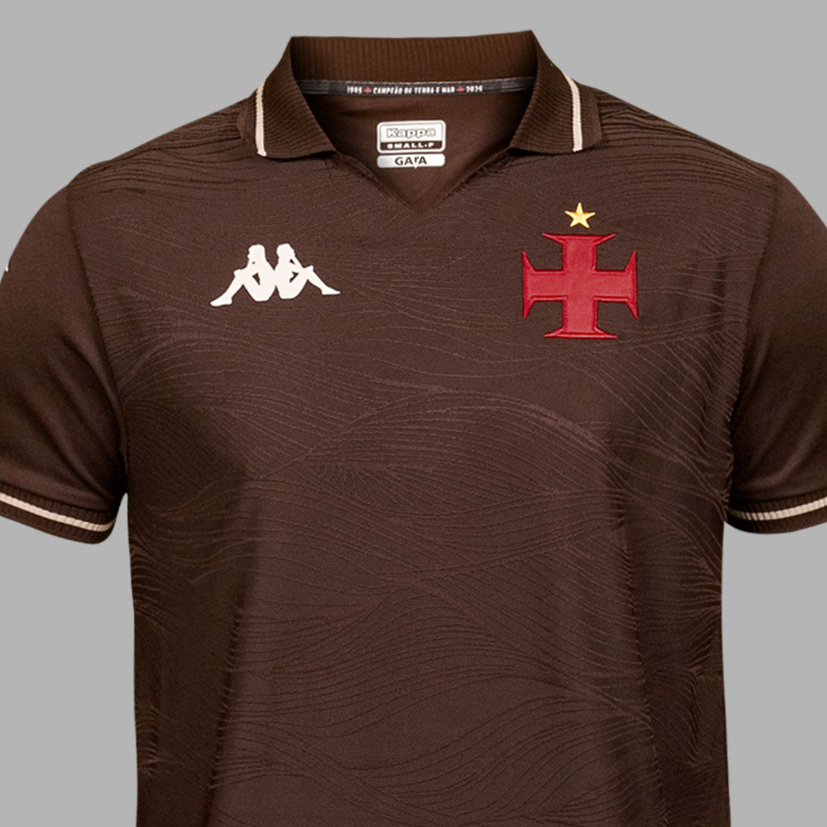 Camisa Vasco Oficial 3 2025 - Campeão de Terra e Mar Kappa Juvenil