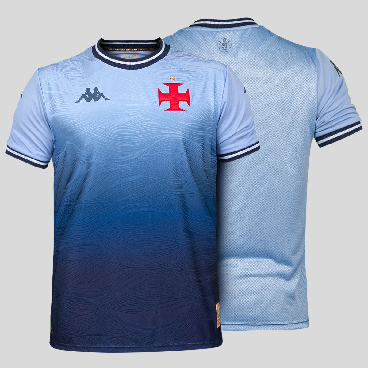 Camisa Vasco Oficial 3 Goleiro 2025 - Campeão de Terra e Mar Kappa Juvenil