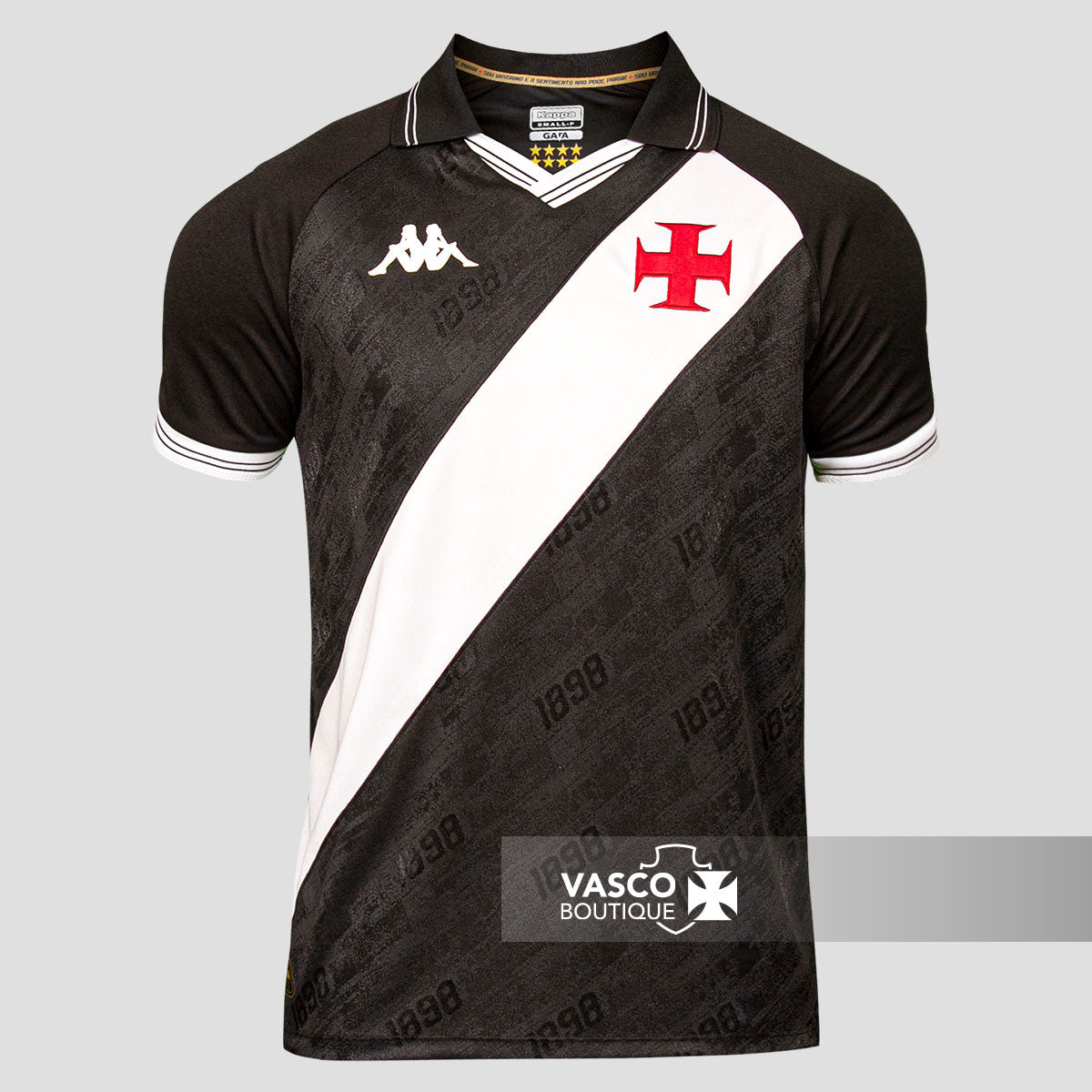 Camisa Vasco Oficial I 2025 Kappa Infantil