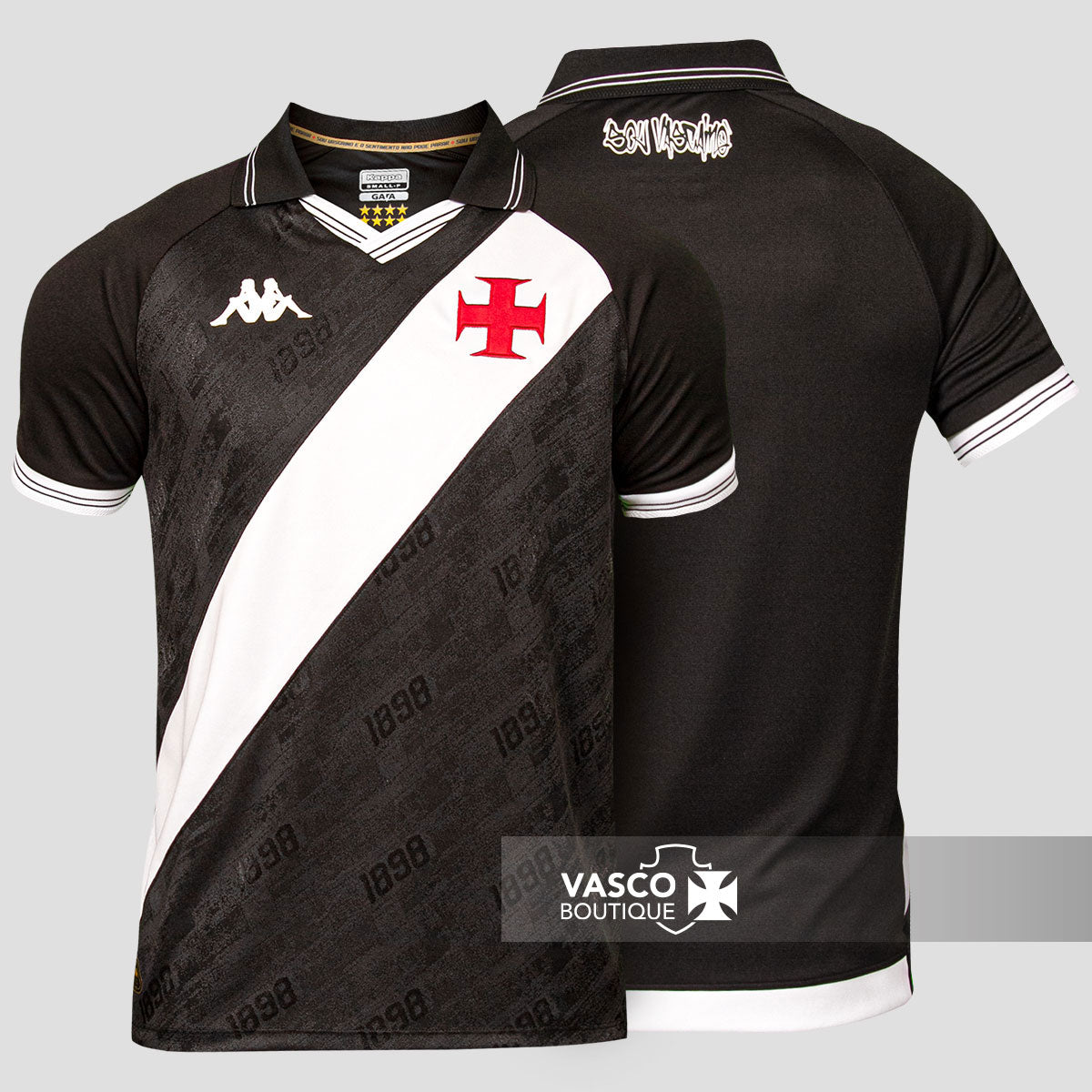 Camisa Vasco Oficial I 2025 Kappa Masculina
