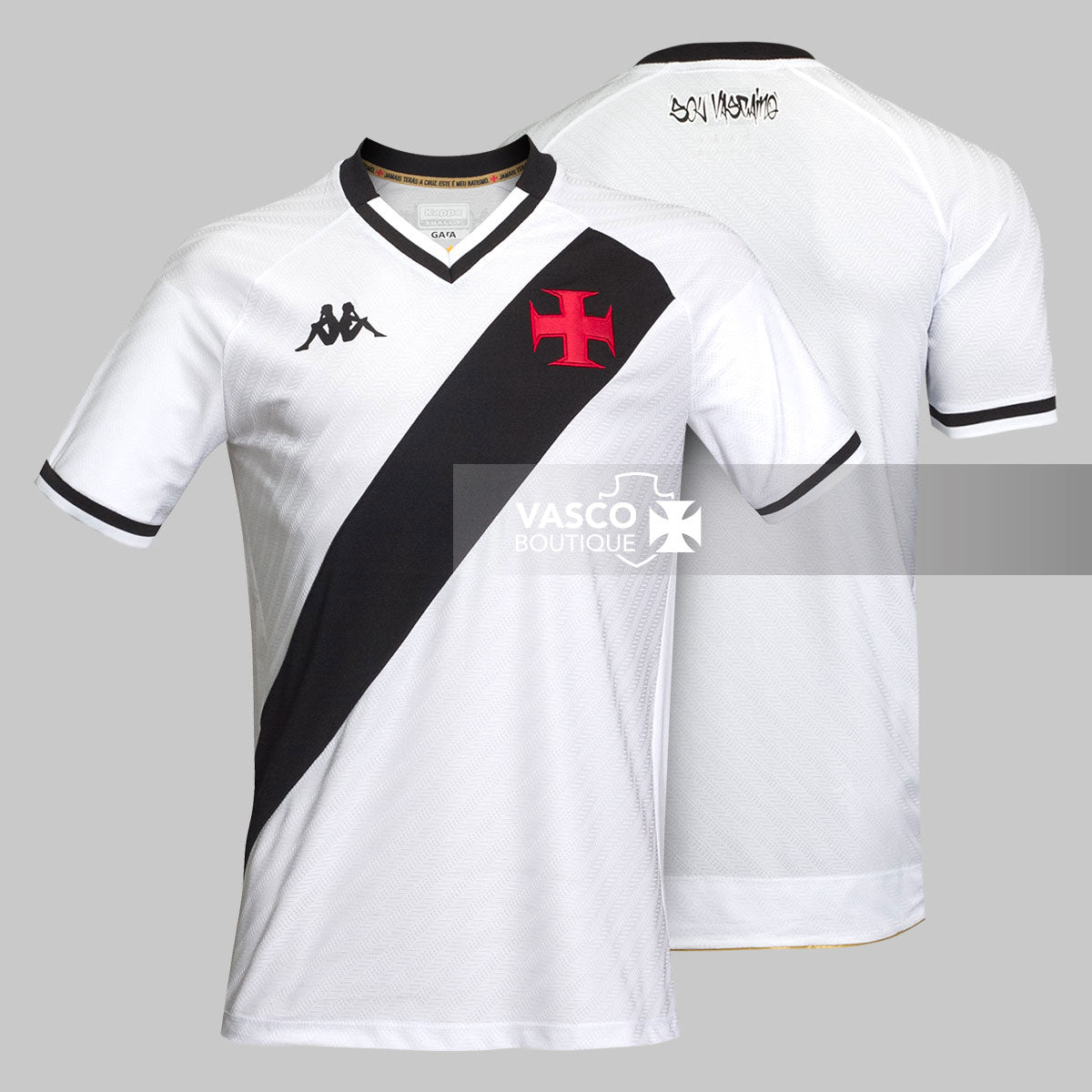 Camisa Vasco Oficial II 2025 Kappa Juvenil