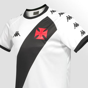 Camisa Vasco Supporter Class Kappa Masculina Branca